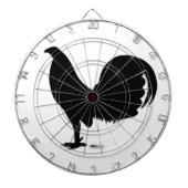 Gamecock Rooster Silhouette Dartbord (Voorkant)
