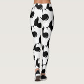 Gamecock Rooster Silhouette Leggings (Achterkant)