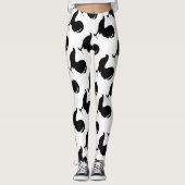 Gamecock Rooster Silhouette Leggings (Voorkant)
