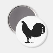 Gamecock Rooster Silhouette Magneet (Voorkant / Achterkant)