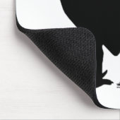 Gamecock Rooster Silhouette Muismat (Hoek)