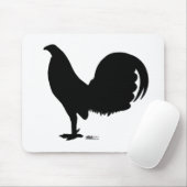 Gamecock Rooster Silhouette Muismat (Met muis)