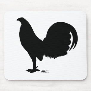 Gamecock Rooster Silhouette Muismat