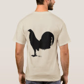 Gamecock Rooster Silhouette T-shirt (Achterkant)