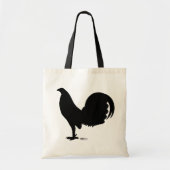Gamecock Rooster Silhouette Tote Bag (Voorkant)