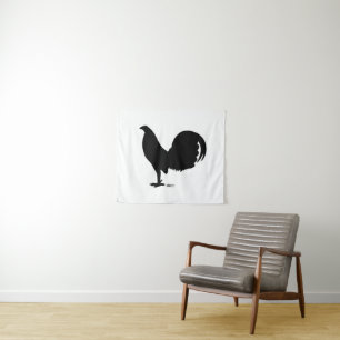 Gamecock Rooster Silhouette Wandkleed