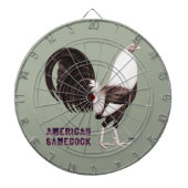 Gamecock Sepia Dartbord (Voorkant)