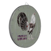 Gamecock Sepia Dartbord (Voorkant Links)