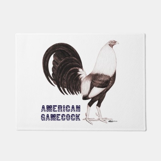 Gamecock Sepia Deurmat (Voorkant)