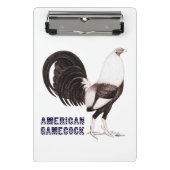 Gamecock Sepia Mini Klembord (Voorkant)