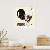 Gamecock Sepia Poster (Keuken)