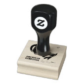 Gamecock Sepia Rubberstempel (Stempel)