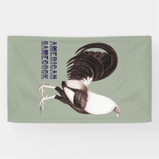 Gamecock Sepia Spandoek (Horizontaal)