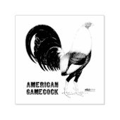 Gamecock Sepia Zelfinktende Stempel (Design)