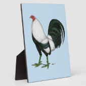 Gamecock Silver Duckwing Fotoplaat (Zijkant)