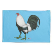 Gamecock Silver Duckwing Kussensloop (Achterkant)