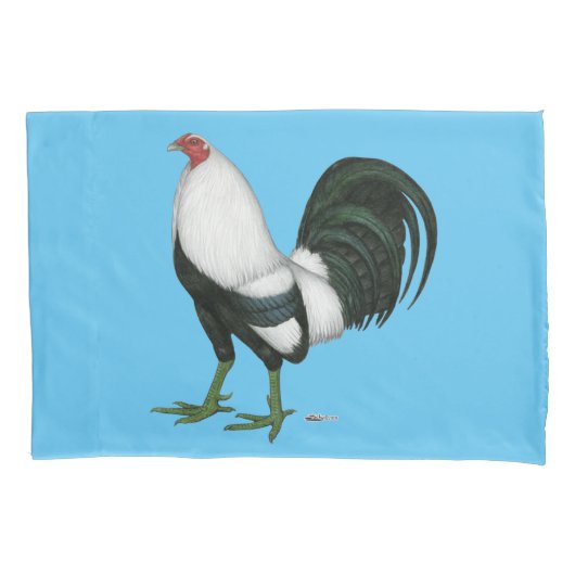 Gamecock Silver Duckwing Kussensloop (Voorkant)