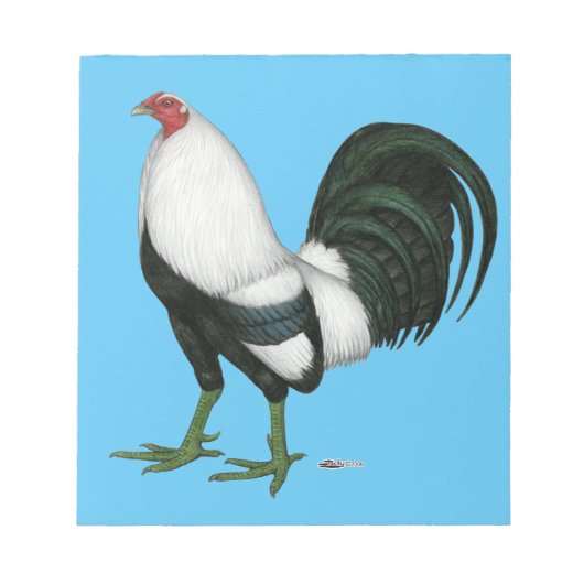 Gamecock Silver Duckwing Notitieblok (Voorkant)