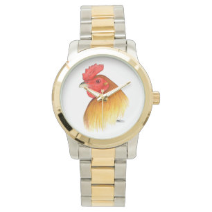 Gamecock Stag Pea Comb Horloge