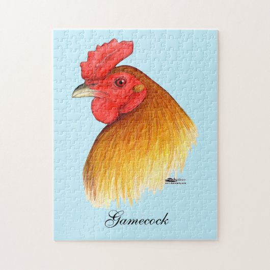 Gamecock Stag Pea Comb Legpuzzel (Verticaal)