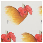 Gamecock Stag Pea Comb Stof (Swatch)