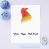 Gamecock Stag Single Comb Flyer (Enkel)