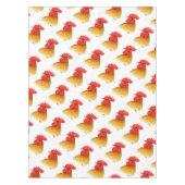 Gamecock Stag Single Comb Tafelkleed (Voorkant)