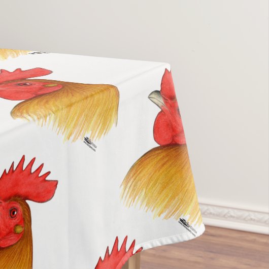 Gamecock Stag Single Comb Tafelkleed (Voorbeeld)