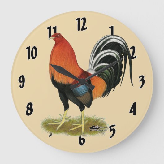 Gamecock Tarwe Haan Grote Klok (Voorkant)