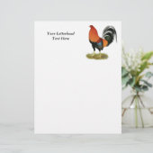 Gamecock Wheaten Rooster (Staand voorkant)