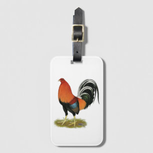 Gamecock Wheaten Rooster Bagagelabel