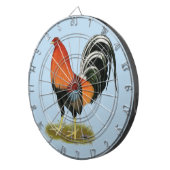 Gamecock Wheaten Rooster Dartbord (Voorkant Rechts)