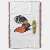 Gamecock Wheaten Rooster Deken (Voorkant Verticaal)