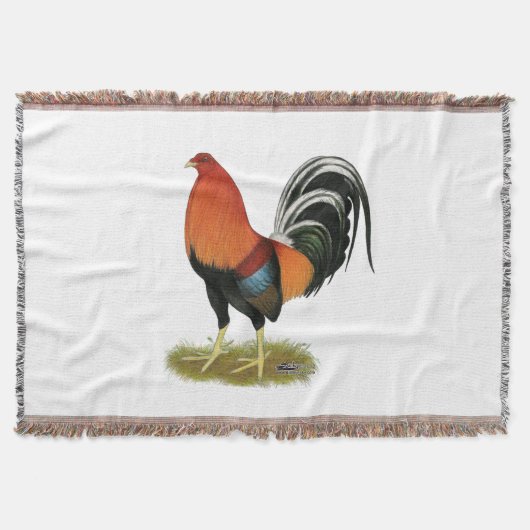 Gamecock Wheaten Rooster Deken (Voorkant)