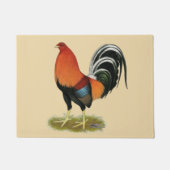 Gamecock Wheaten Rooster Deurmat (Voorkant)
