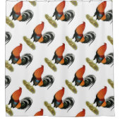 Gamecock Wheaten Rooster Douchegordijn (Voorkant)