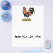 Gamecock Wheaten Rooster Flyer (Enkel)