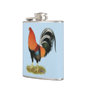 Gamecock Wheaten Rooster Heupfles (Links)