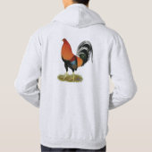 Gamecock Wheaten Rooster Hoodie (Achterkant)