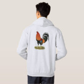 Gamecock Wheaten Rooster Hoodie (Achterkant volledig)