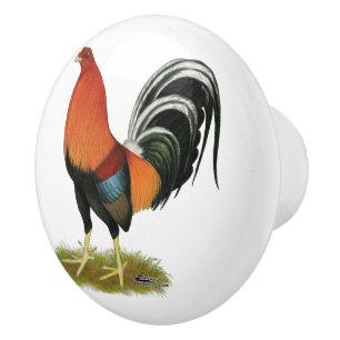 Gamecock Wheaten Rooster Keramische Knop