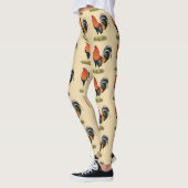 Gamecock Wheaten Rooster Leggings (Links)