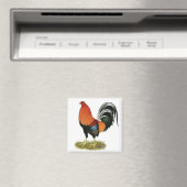 Gamecock Wheaten Rooster Magneet (Insitu (Vaatwasser))