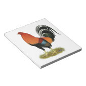 Gamecock Wheaten Rooster Notitieblok (Schuin)