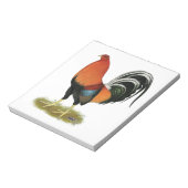 Gamecock Wheaten Rooster Notitieblok (Linkerzijde)