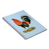 Gamecock Wheaten Rooster Notitieboek (Rechterzijde)