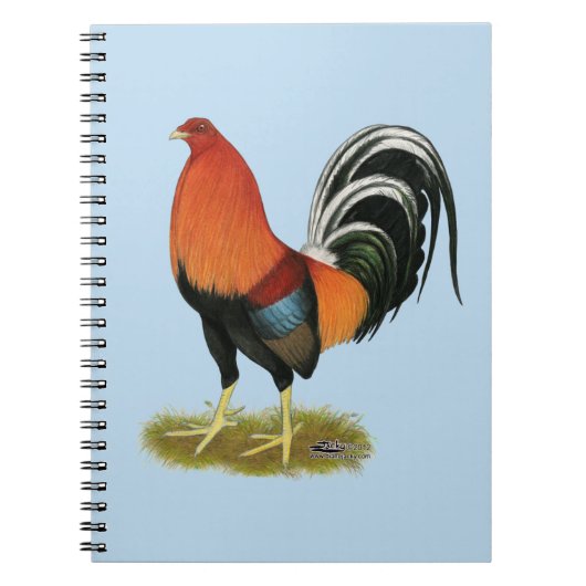 Gamecock Wheaten Rooster Notitieboek (Voorkant)