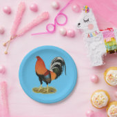 Gamecock Wheaten Rooster Papieren Bordje (Feest)