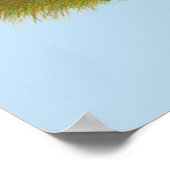 Gamecock Wheaten Rooster Poster (Hoek)