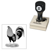 Gamecock Wheaten Rooster Rubberstempel (Gestempeld)